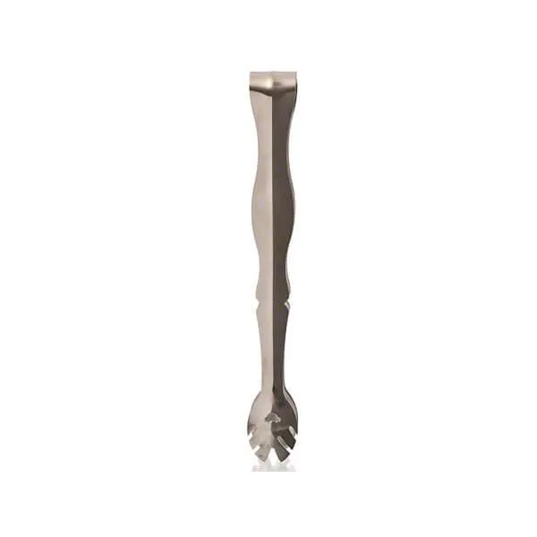 Stainless Steel 7.75-Inch Scalloped Candy Tongs - Image 3