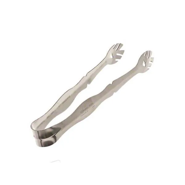 Stainless Steel 7.75-Inch Scalloped Candy Tongs - Image 5