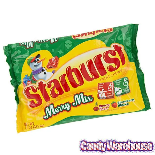 Starburst Fruit Chews Candy - Merry Mix: 60-Piece Bag - Image 3