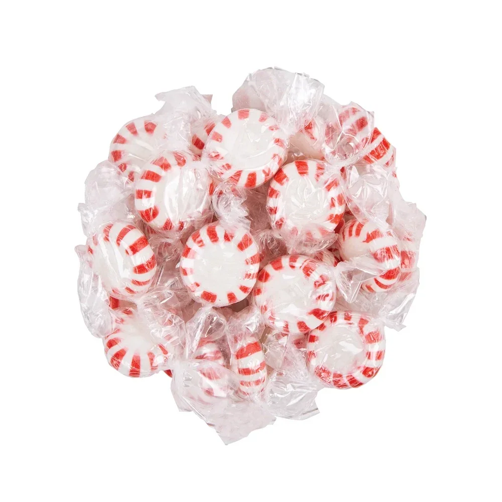 Starlight Mint Red & White Pinwheel Mints: 7-Pound Bag