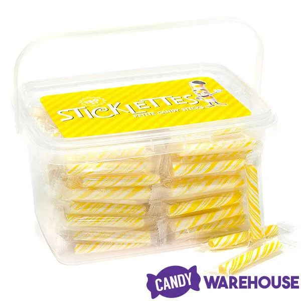 Sticklettes Petite Candy Sticks - Lemon: 150-Piece Tub - Image 3