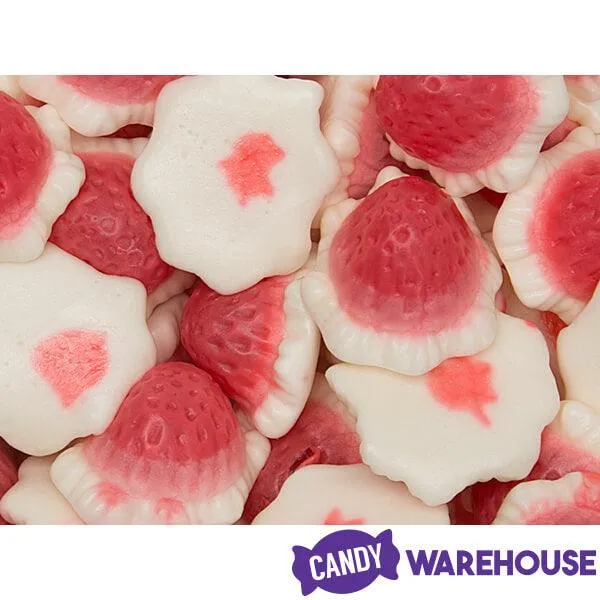 Strawberry & Cream Gummy Domes: 1KG Bag - Image 3