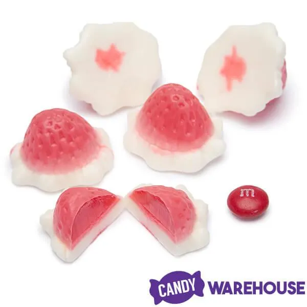 Strawberry & Cream Gummy Domes: 1KG Bag - Image 4