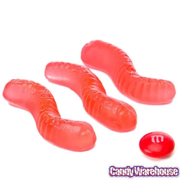 Gummy Inch Worms - Strawberry: 5LB Bag - Image 2