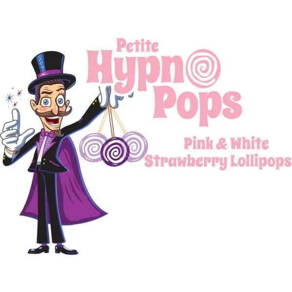 Hypno Pops Petite Swirled Lollipops - Strawberry: 100-Piece Bag - Image 5
