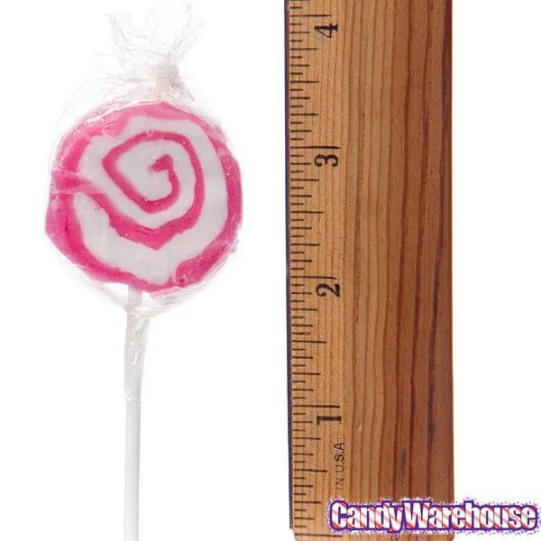 Hypno Pops Petite Swirled Lollipops - Strawberry: 100-Piece Bag - Image 7