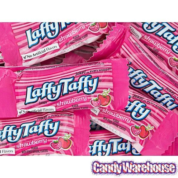 Laffy Taffy Candy - Strawberry: 145-Piece Tub - Image 3