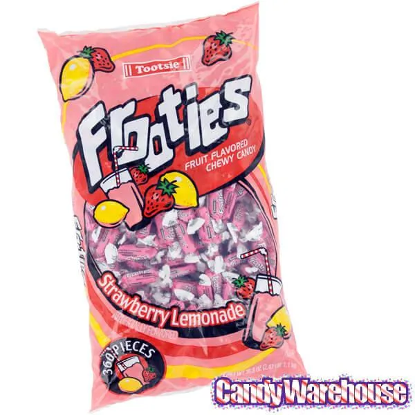 Tootsie Roll Frooties Candy - Strawberry Lemonade: 360-Piece Bag - Image 2