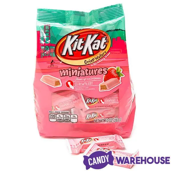 Kit Kat Miniatures Candy - Strawberry: 10-Ounce Bag - Image 4