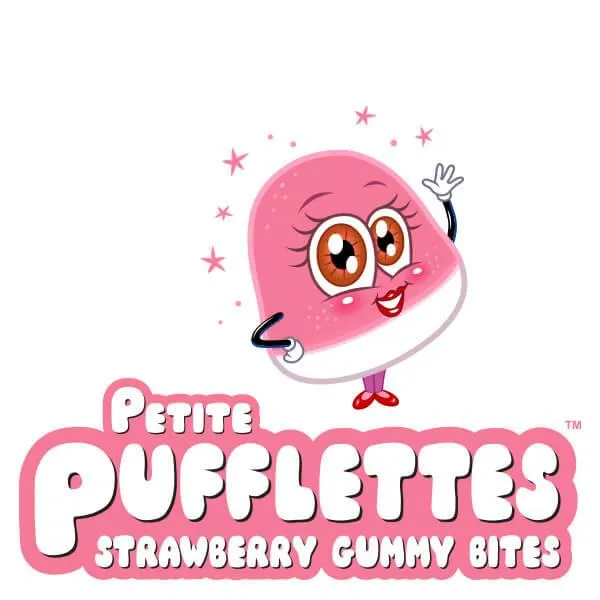 Petite Pufflettes Gummy Bites - Strawberry: 16-Ounce Bag - Image 3