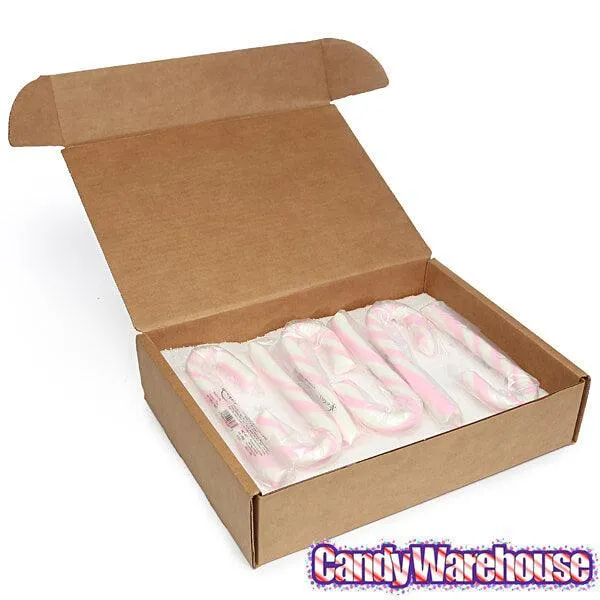 Strawberry Giant Candy Canes: 12-Piece Box - Image 2
