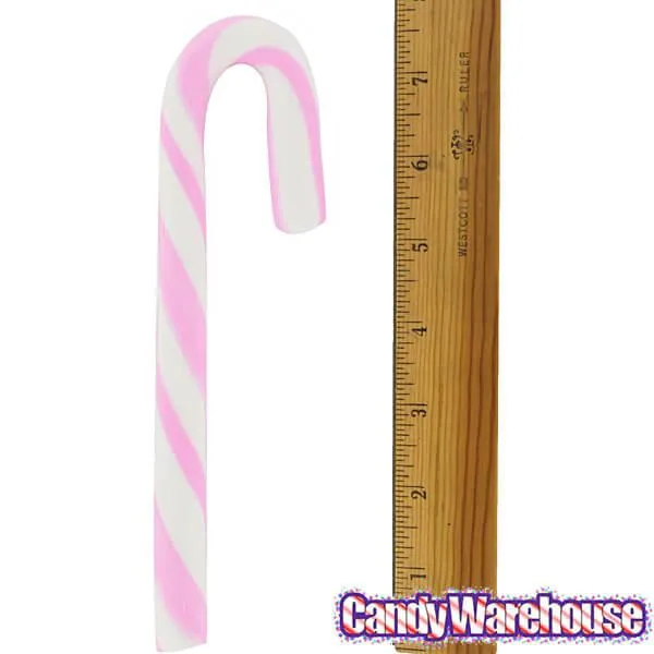 Strawberry Giant Candy Canes: 12-Piece Box - Image 3