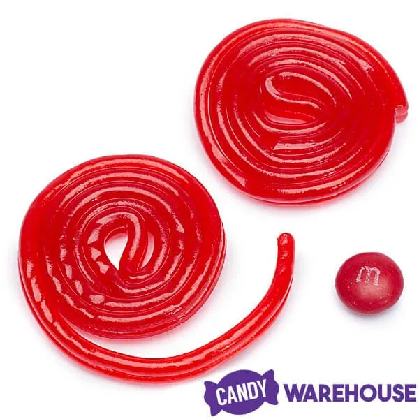 Strawberry Red Licorice Wheels: 2KG Bag - Image 4