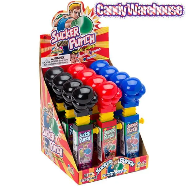 Sucker Punch Candy Lollipops: 12-Piece Box - Image 3