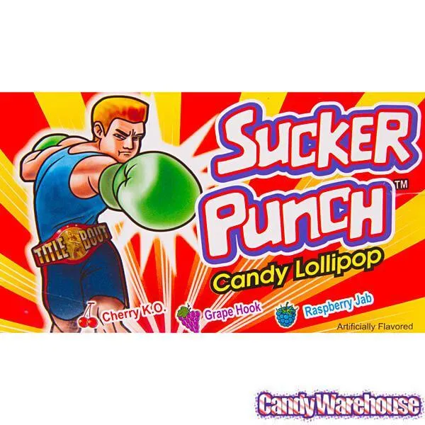 Sucker Punch Candy Lollipops: 12-Piece Box - Image 4