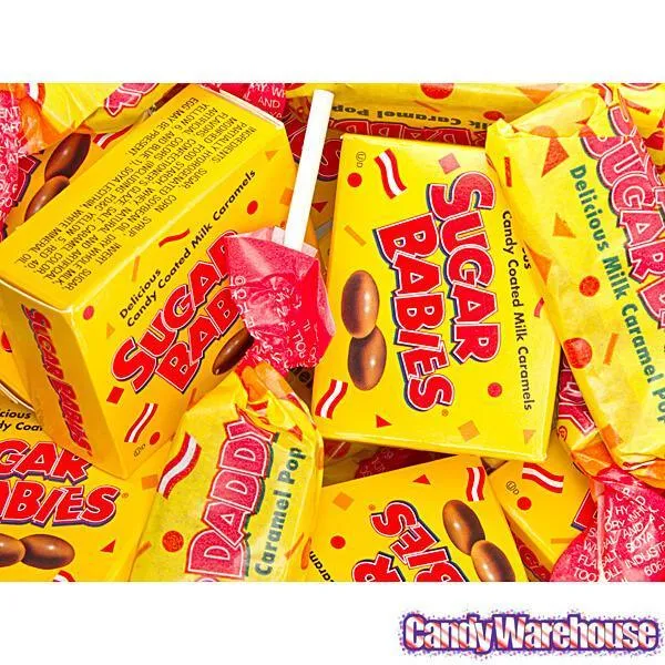 Sugar Babies and Sugar Daddy Candy Snack Size Pack Combo: 40-Piece Bag - Image 2