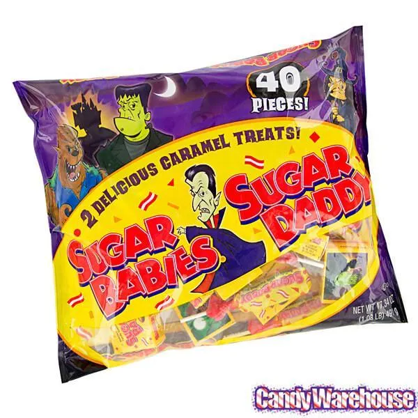 Sugar Babies and Sugar Daddy Candy Snack Size Pack Combo: 40-Piece Bag - Image 4