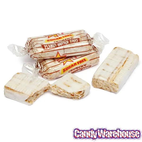 Atkinson Sugar Free Peanut Butter Bars Candy: 3LB Bag - Image 3