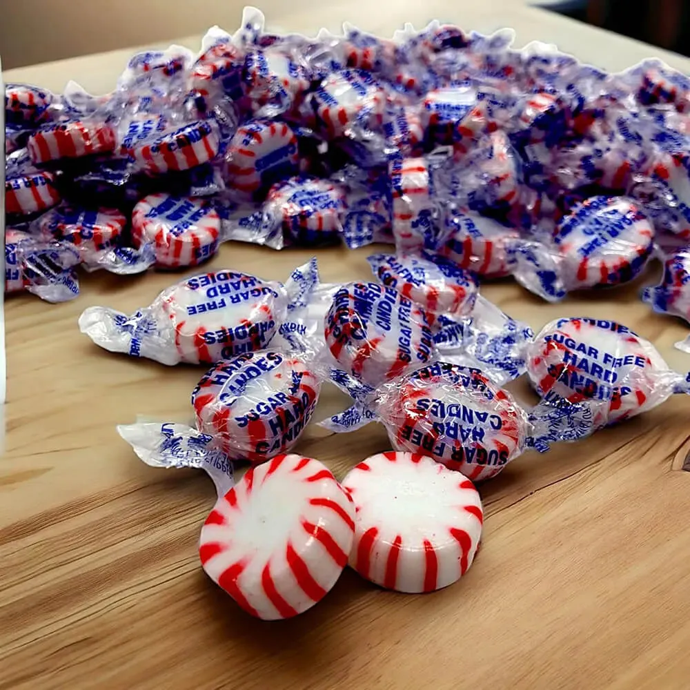 Arcor Sugar Free Peppermint Starlight Mints Candy: 6LB Bag - Image 3