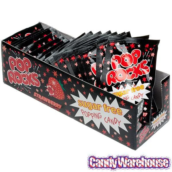 Sugar Free Pop Rocks Candy Packs: 24-Piece Box - Image 2