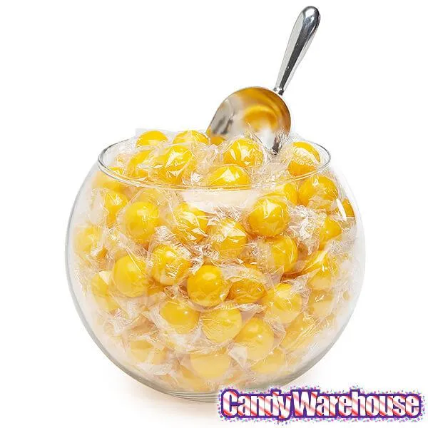 Wrapped 1-Inch Gumballs - Sunshine Yellow: 200-Piece Bag - Image 2