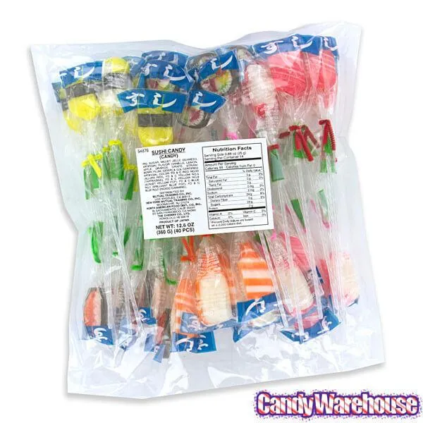 Sushi Candy Pops: 40-Piece Bag - Image 2