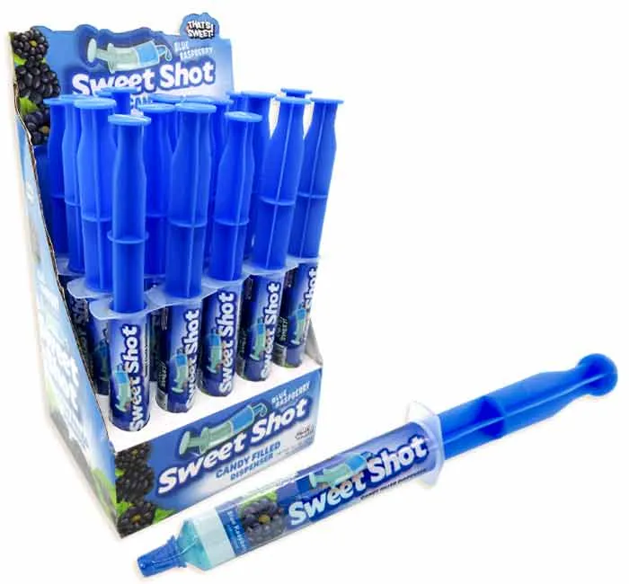 Sweet Shot - Raspberry Dispensers: 20-Piece Display