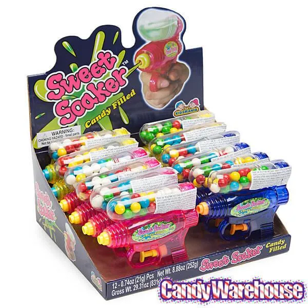 Sweet Soaker Candy Filled Squirt Guns: 12-Piece Box - Image 2