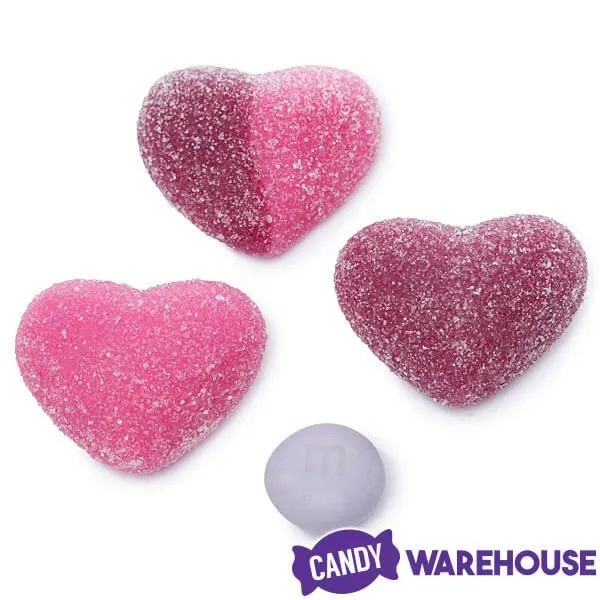 SweeTarts Pink & Purple Hearts Gummies: 11-Ounce Bag - Image 2