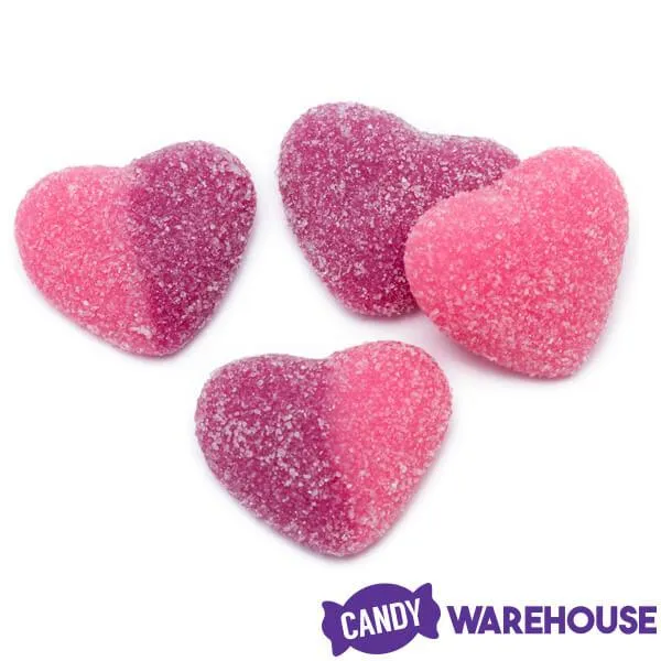 SweeTarts Pink & Purple Hearts Gummies: 11-Ounce Bag - Image 3