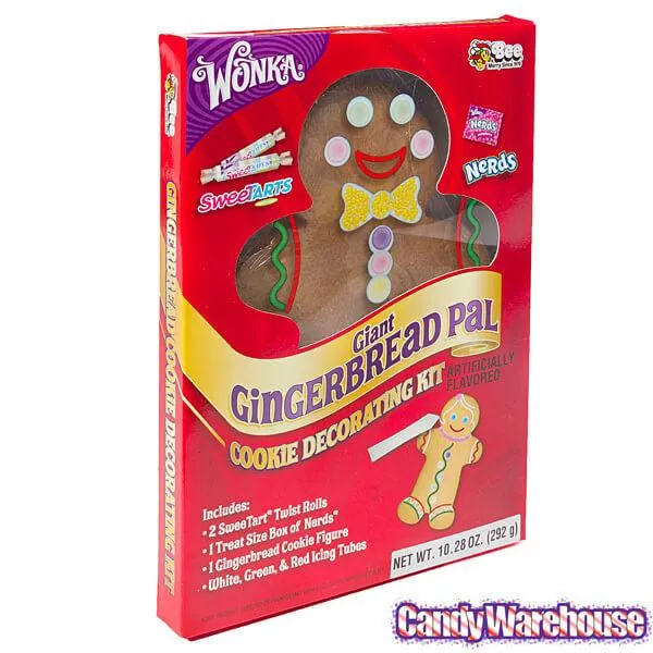 SweeTarts and Nerds Candy Giant Gingerbread Man Gift Box - Image 2