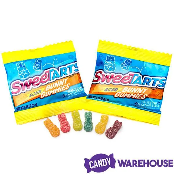 SweeTarts Sour Bunny Gummies Fun Size Packs: 12-Piece Bag - Image 4