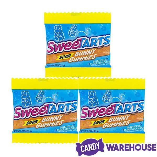 SweeTarts Sour Bunny Gummies Fun Size Packs: 12-Piece Bag - Image 5