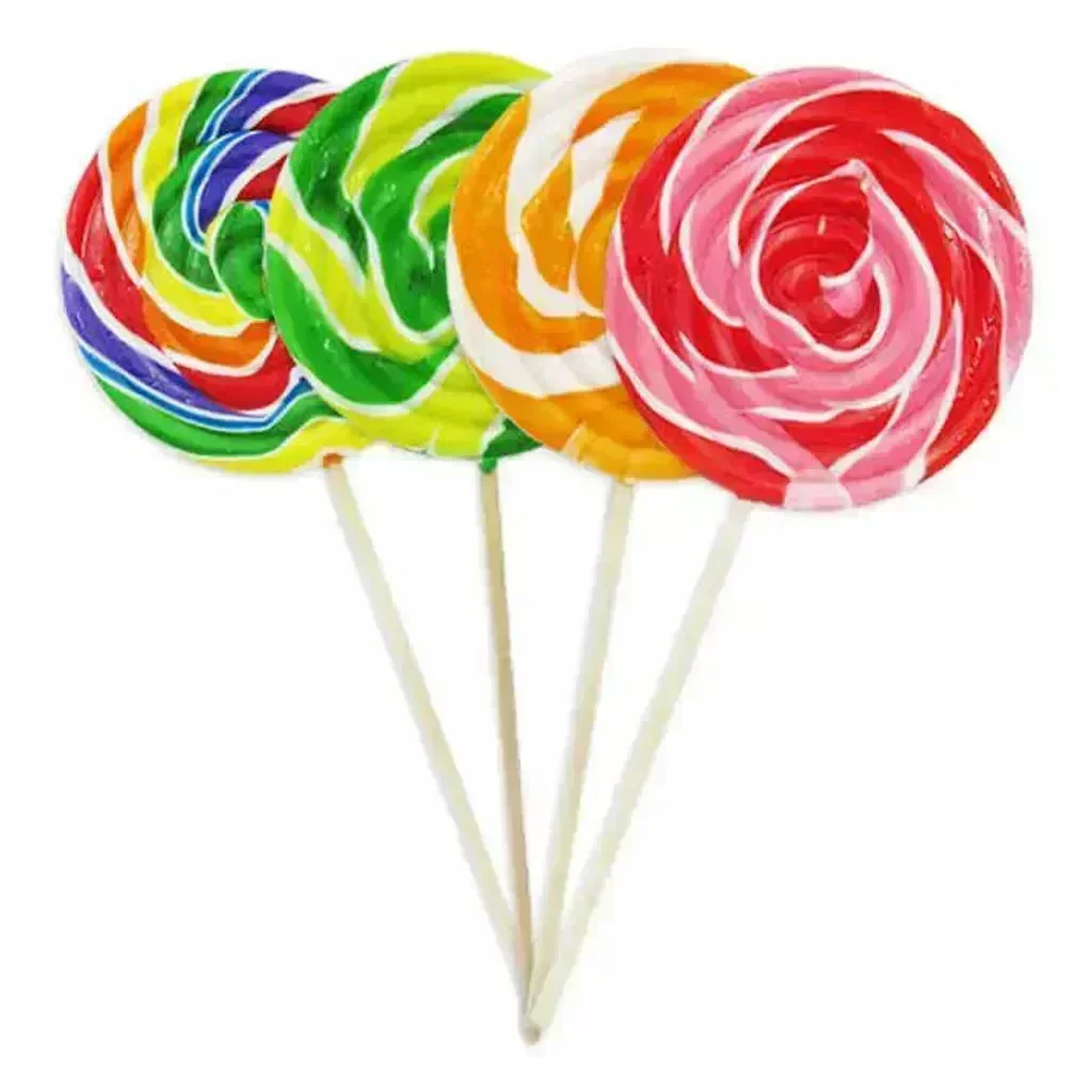 Swirl Assorted 3-Ounce Lollipops: 24-Piece Display - Image 2