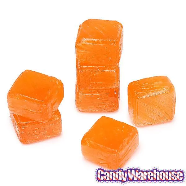 Cubes Hard Candy - Tangerine: 3LB Bag - Image 3