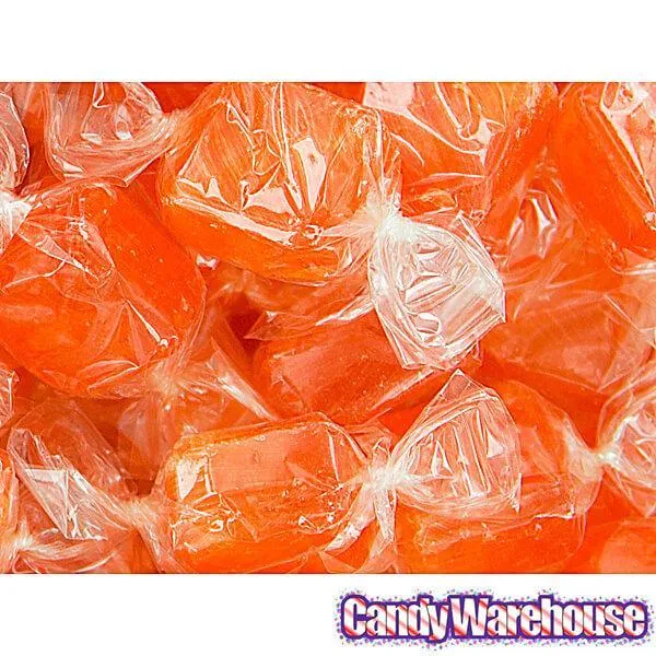 Cubes Hard Candy - Tangerine: 3LB Bag - Image 4