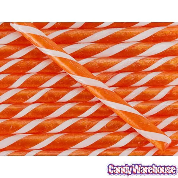 Old Fashioned Hard Candy Sticks - Tangerine: 80-Piece Box - Image 3