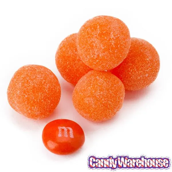 Sour Spanks Chewy Candy Balls - Tangerine: 5LB Bag - Image 2