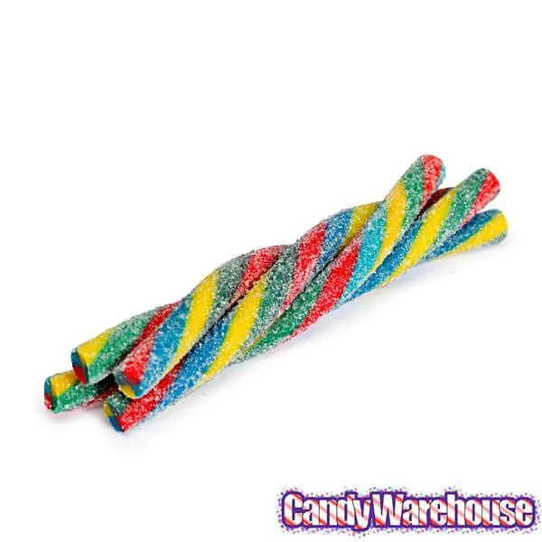 Tangy Zangy Twist Sticks Candy Packs - Sour Wild Fruit: 12-Piece Box - Image 3