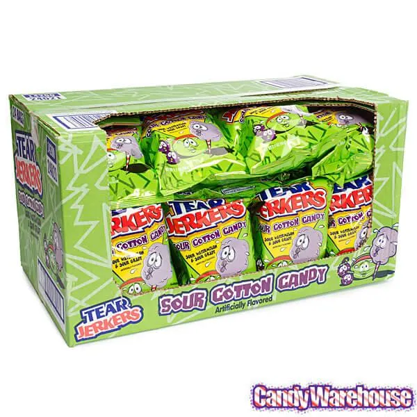 Tear Jerkers Sour Cotton Candy Packs: 24-Piece Case - Image 2