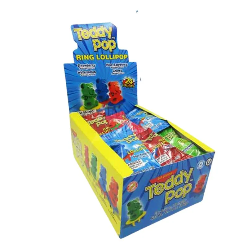 Teddy Pop Lollipop Rings: 24-Piece Box - Image 4