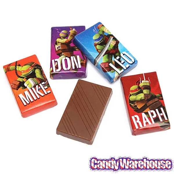 Teenage Mutant Ninja Turtles Mini Milk Chocolate Bars: 15-Piece Bag - Image 4