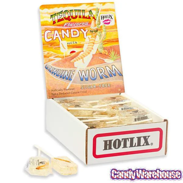 Tequila Worm Lollipops: 36-Piece Box - Image 4