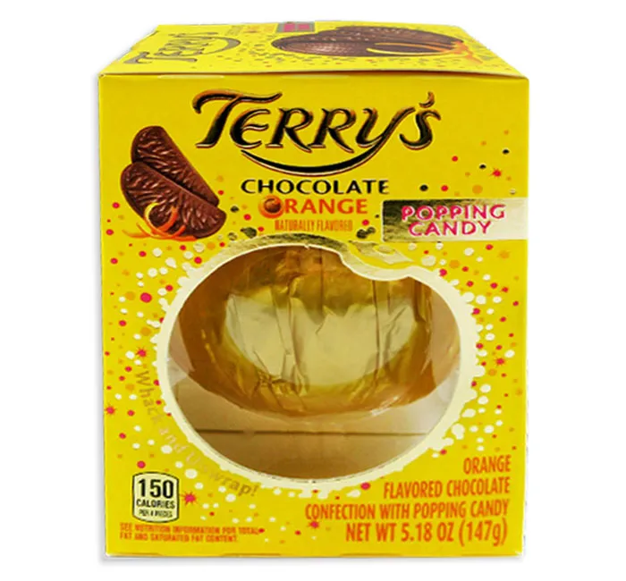 Terry's Milk Orange Chocolate  with Popping Candy: 12-Piece Case