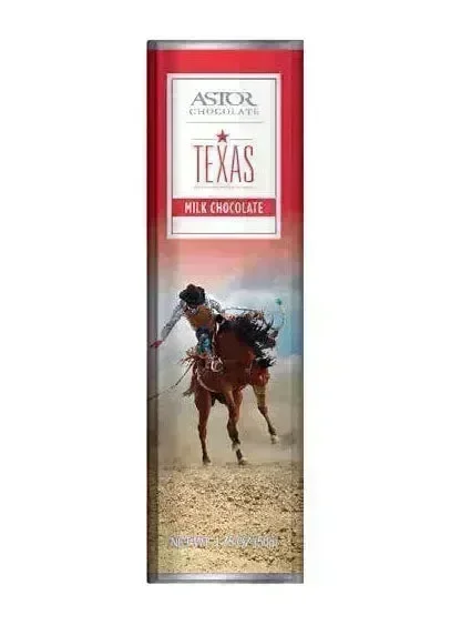 Texas Cowboy Chocolate Bars: 24-Piece Box