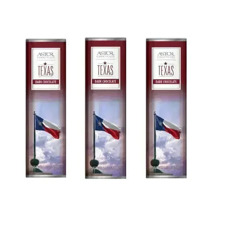 Texas Flag Dark Chocolate Bars: 24-Piece Box - Image 3