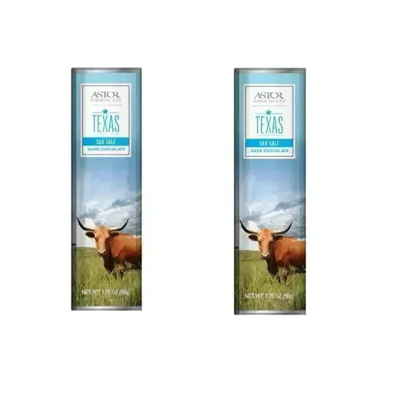Texas Longhorn Sea Salt Dark Chocolate Bars: 24-Piece Box - Image 2