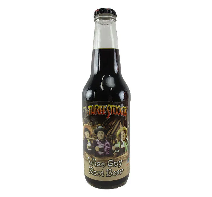 The Three Stooges Wise Guy Root Beer: 24-Piece Case