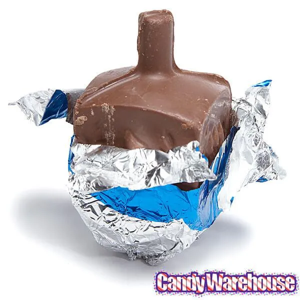 Thompson Foiled 3.5-Ounce Milk Chocolate Dreidel - Image 3