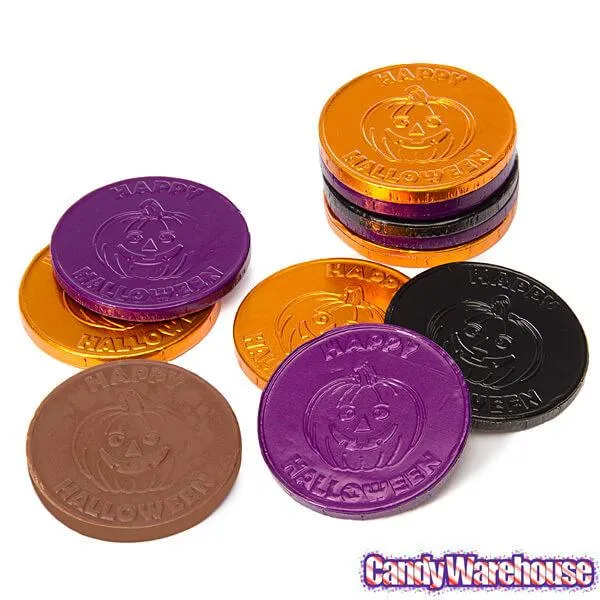 Thompson Foiled Milk Chocolate Halloween Coins: 5LB Bag - Image 3